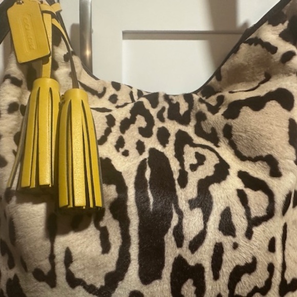 BRAND NEW COACH CHEETAH PONY PRINT BAG RARE FIND! - Picture 1 of 16